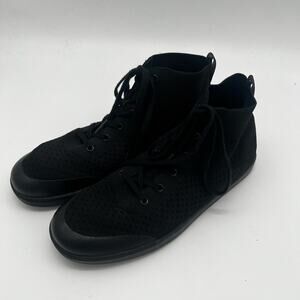 SUAVS Mens The Legacy High Top Sneakers Size 13 Jet Black Knit Sustainable